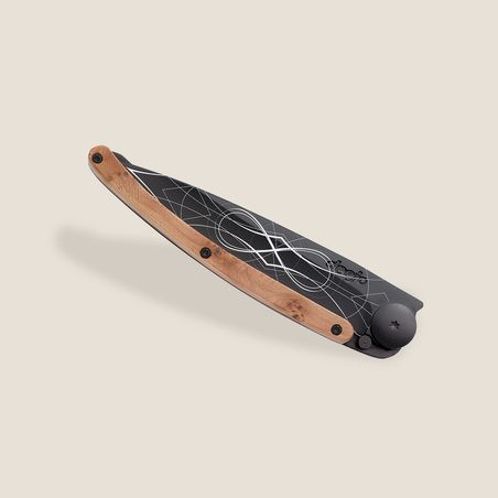 Deejo 37G Juniper Wood / Infinity Pocket Knife