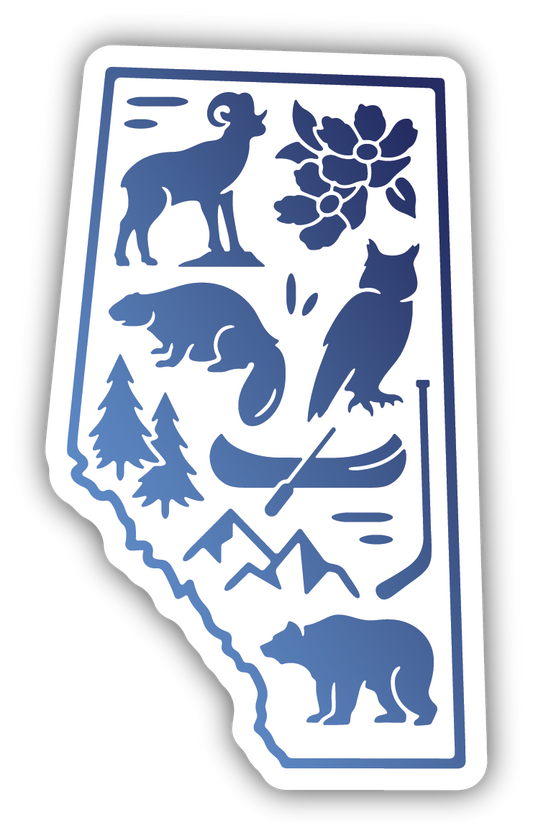 Alberta Icons Sticker