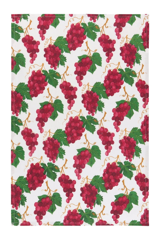 Grapes Printed Cotton Dishtowel