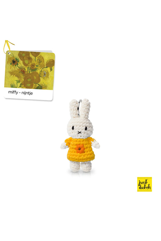 Just Dutch Miffy Keychain | Sunflower Van Gogh