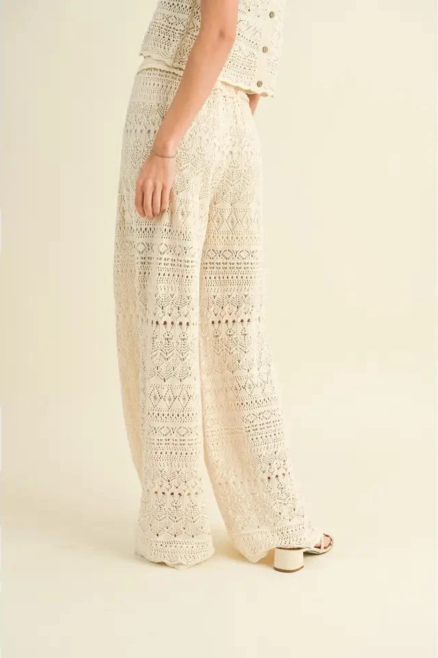 Crochet Flared Pants