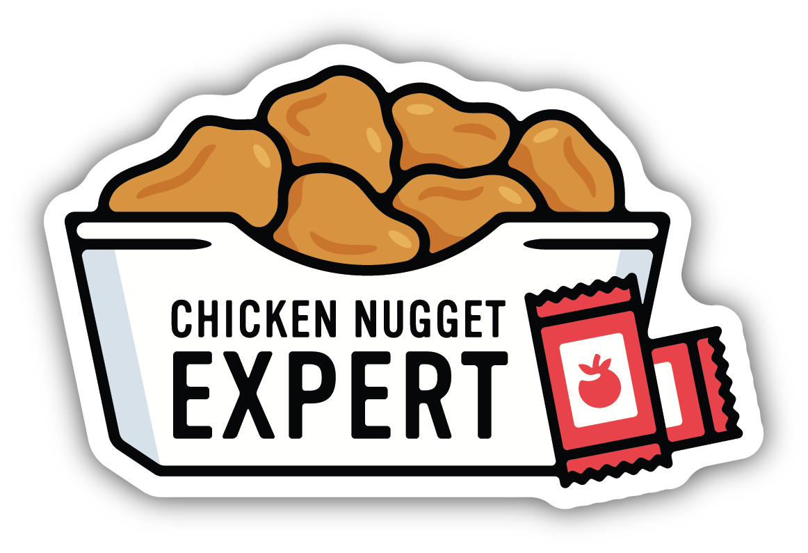 Chicken Nugget Expert Sticker