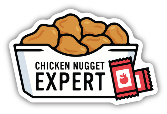 Chicken Nugget Expert Sticker