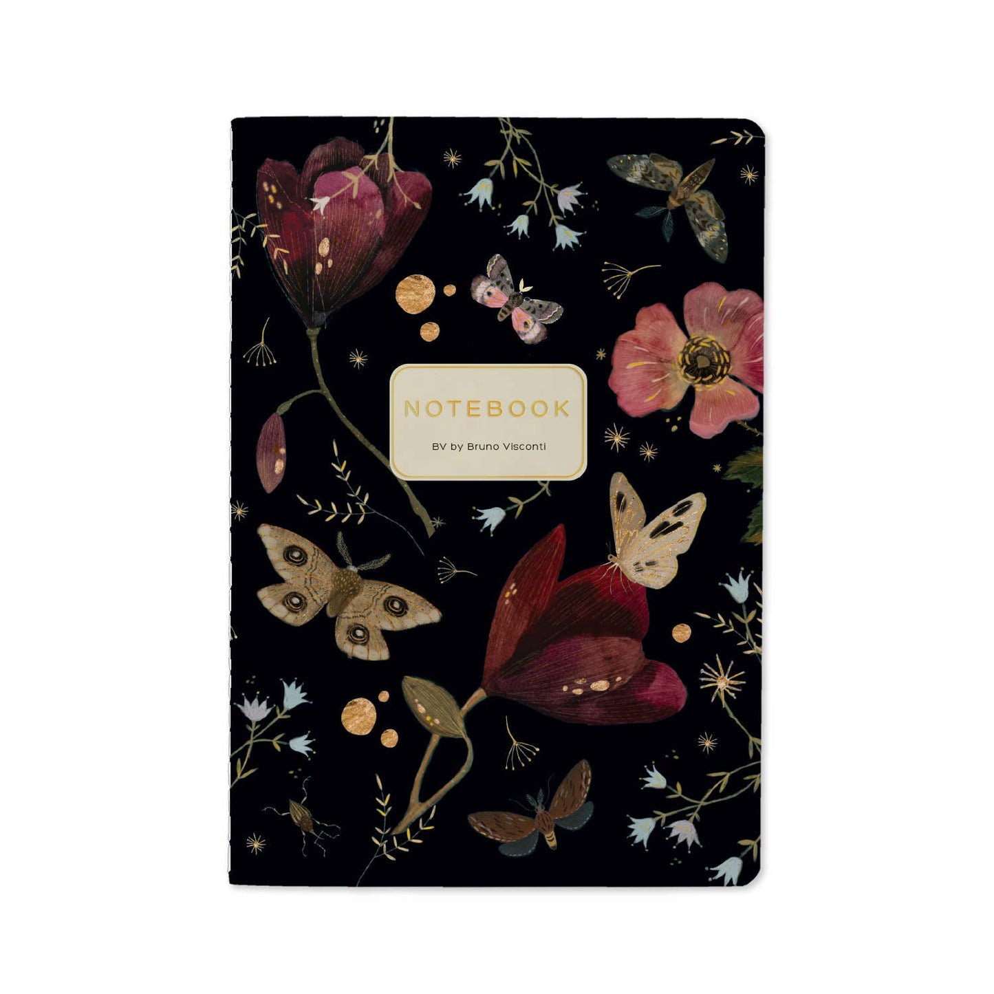 A5 Notebook - Butterflies and Night Flowers