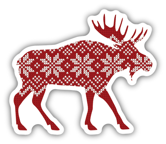 Sweater Moose Sticker