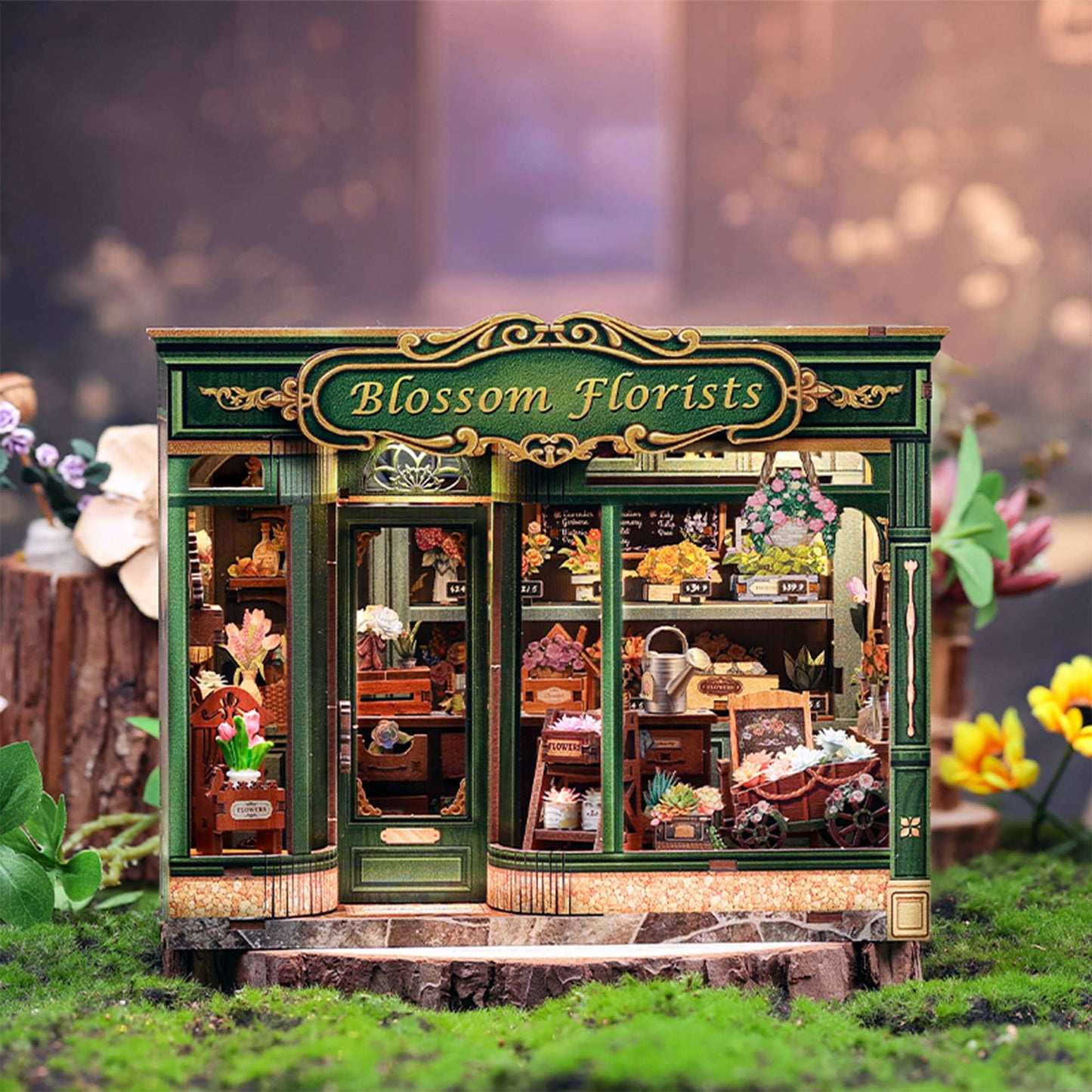 DIY Book Nook Kit: Blossom Florists