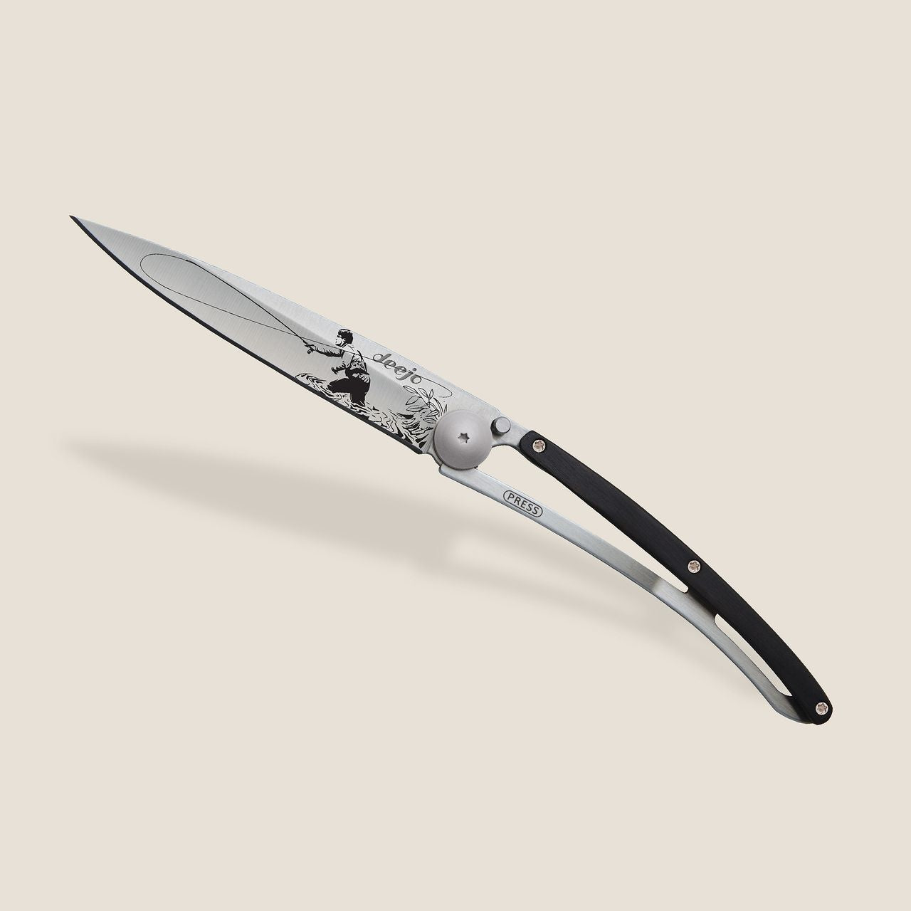 Deejo 37G Ebony Wood / Fly Fishing Pocket Knife – Silla Designs