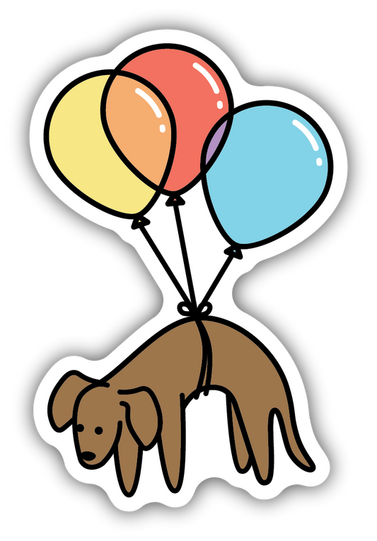 Balloon Dachshund Sticker