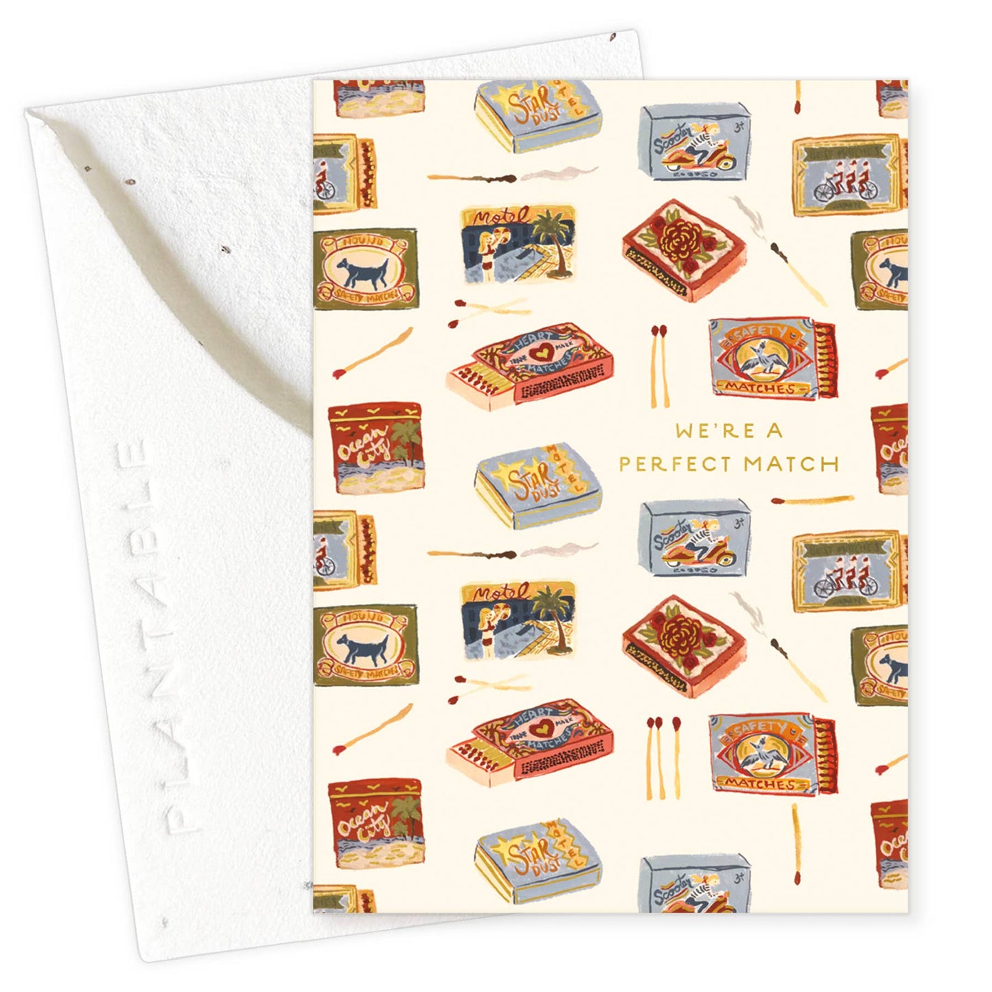 Matchbooks Sprout - Anniversary Mini Greet 2.5 x 3.5