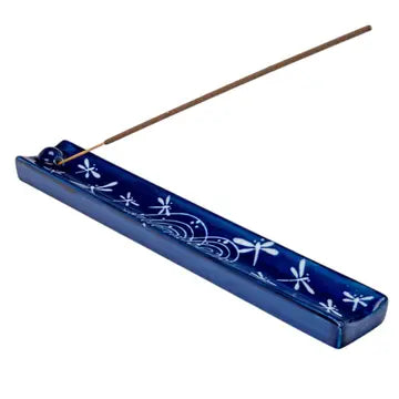 Hand painted Ceramic Incense Holder 9 Inch