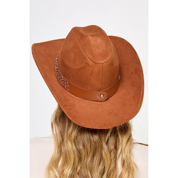 Embroidered Star Studded Western Cowboy Hat