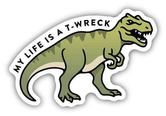 T-Wreck T-Rex Sticker