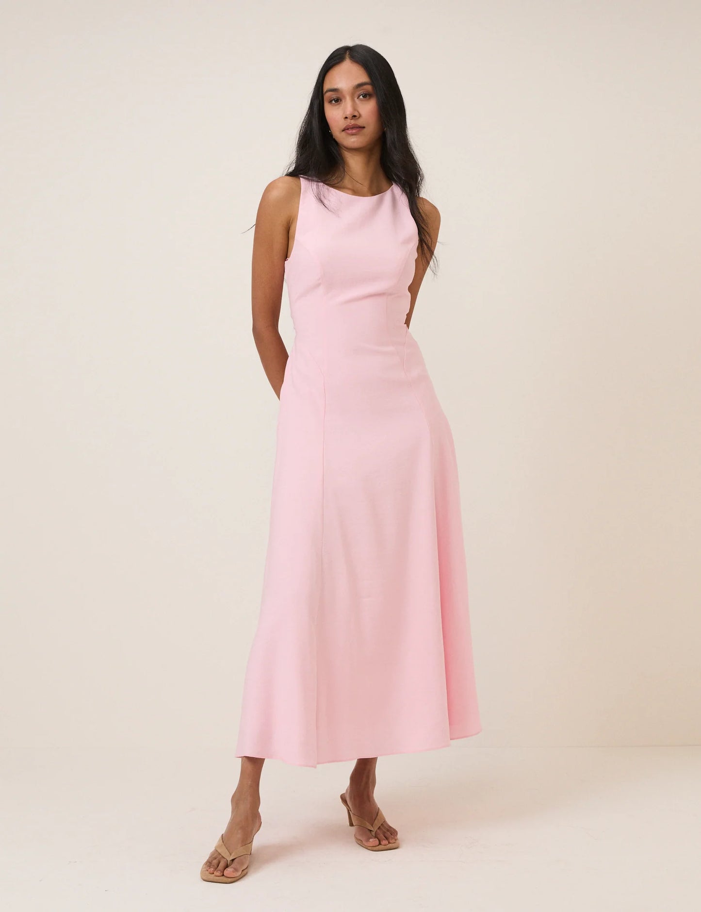 Pink Reign Midi Dress