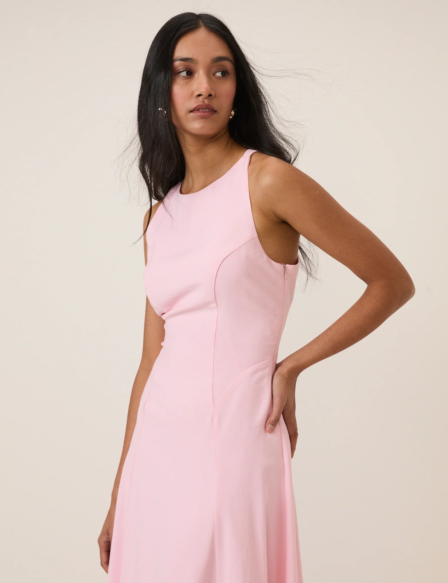 Pink Reign Midi Dress