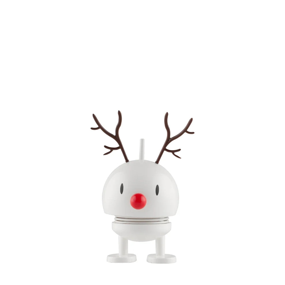 Holiday Reindeer Bumble White