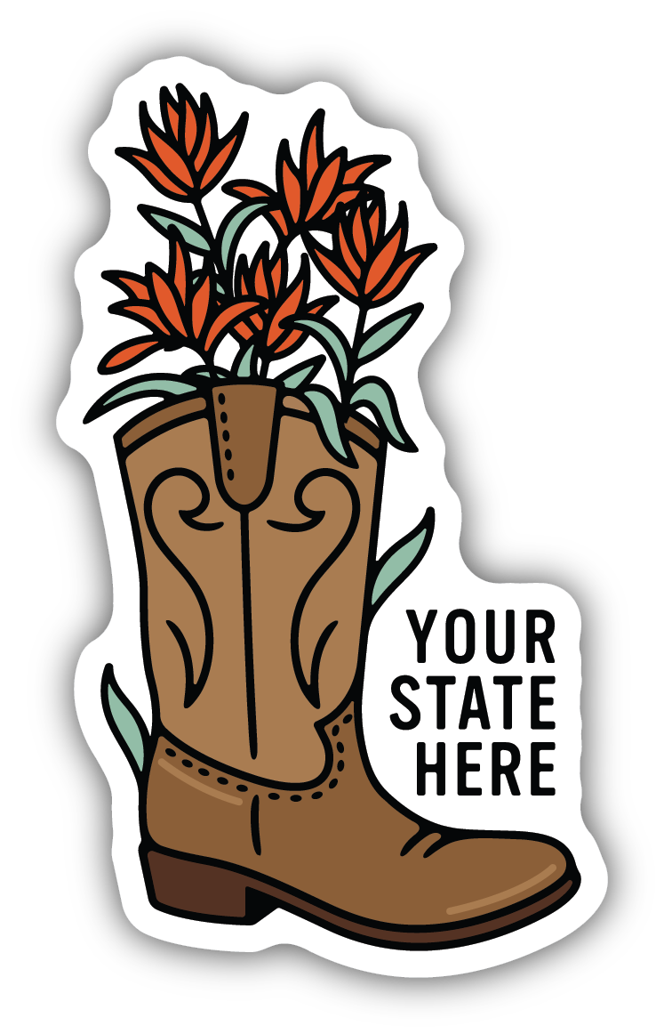 Indian Paintbrush Cowboy Boot | Name Drop