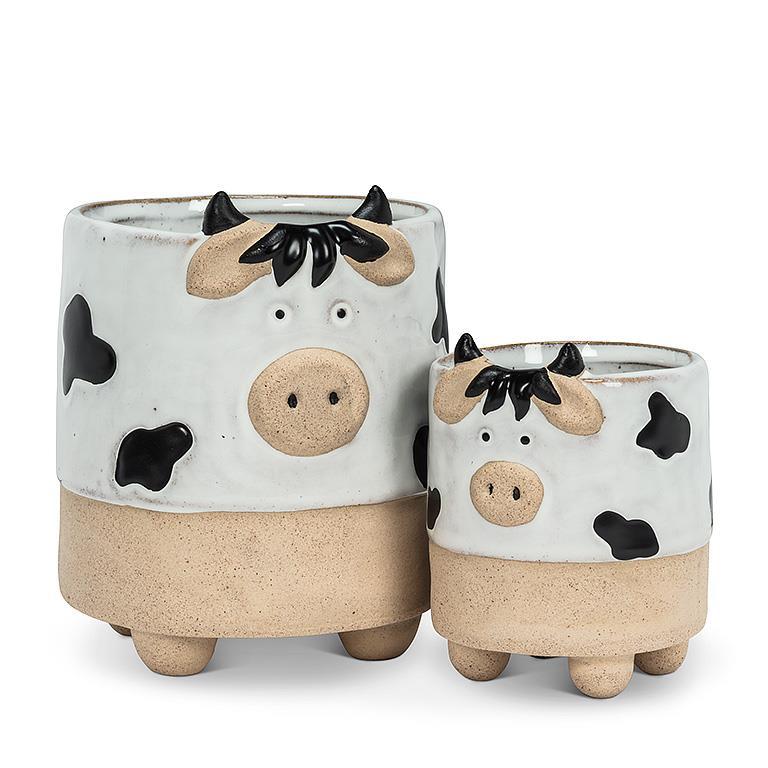 Large Cow on Legs Planter
