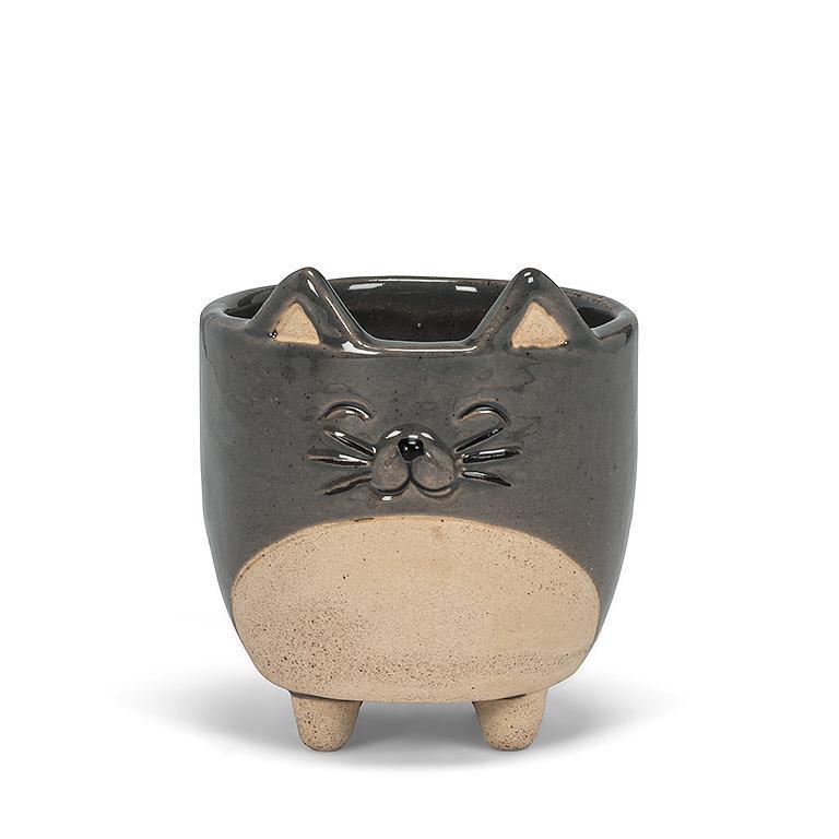 Small Cat on Legs Planter