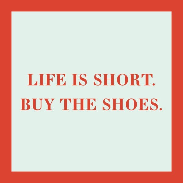 COASTER Buy The Shoes | Funny Party Gift | Home Bar Decor