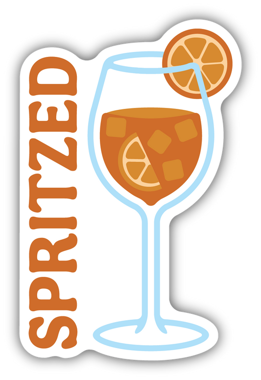 Spritzed Aperol Spritz Sticker