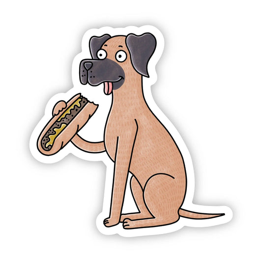 Pennsylvania Philly Cheesesteak Dog Sticker