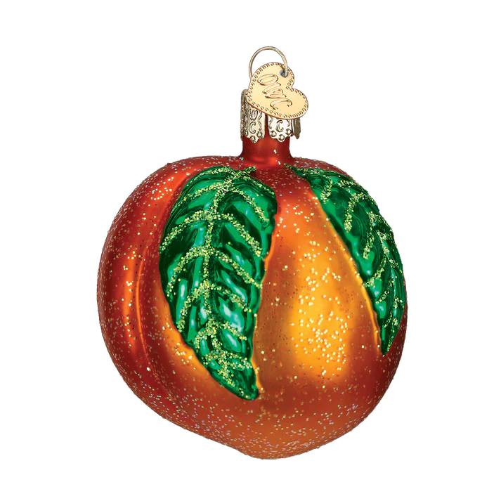 Peach Ornament