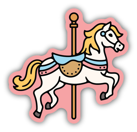 Carousel Horse Sticker