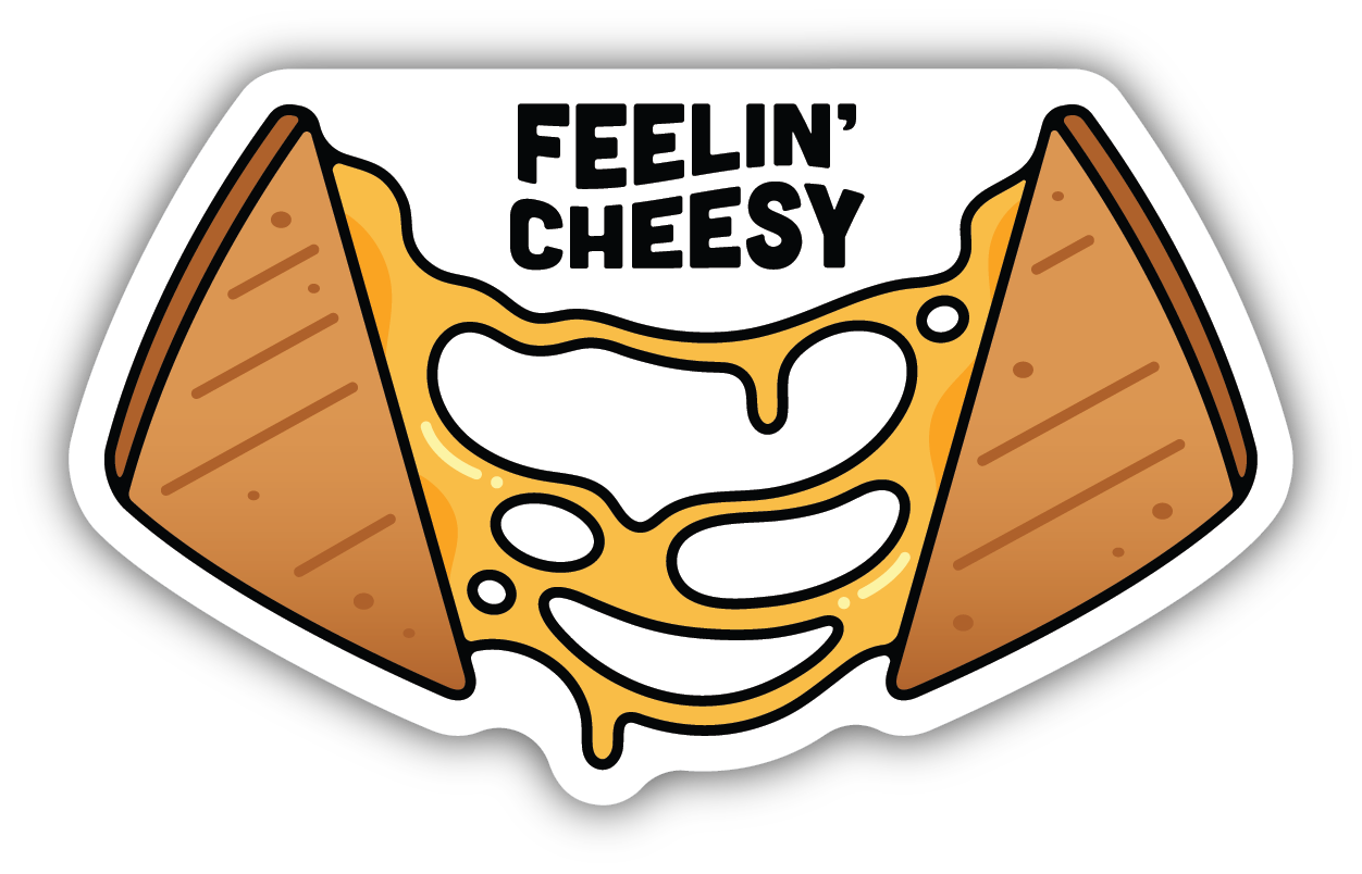 Feelin Cheesy Grilled Cheese Sticker