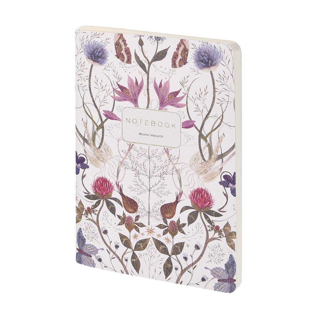 Vegan Leather A5 Notebook | Symmetrical Flora 