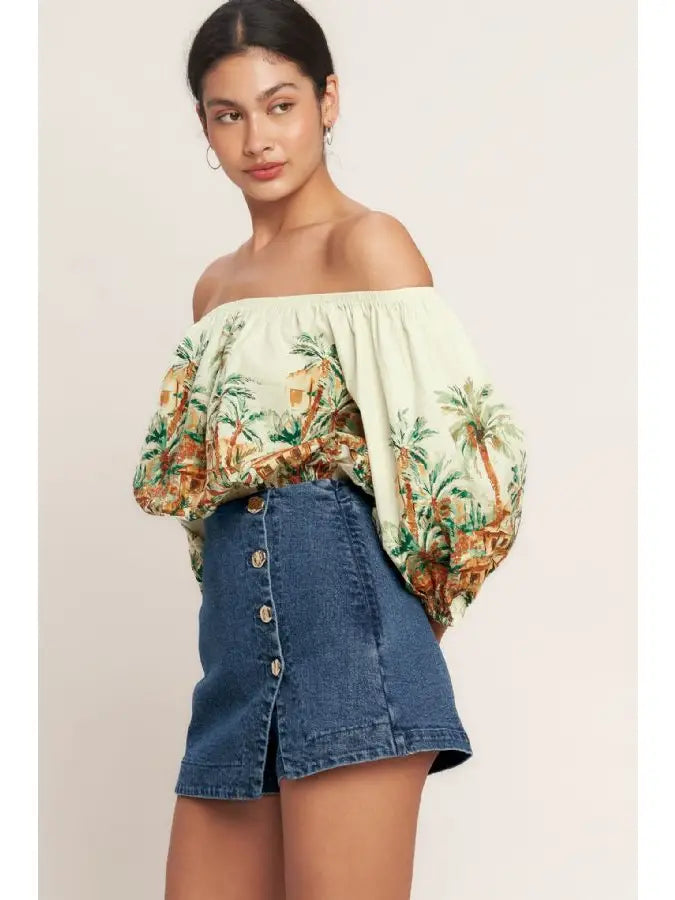Tina Denim Skirt