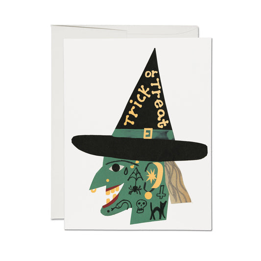 Cool Witch greeting card