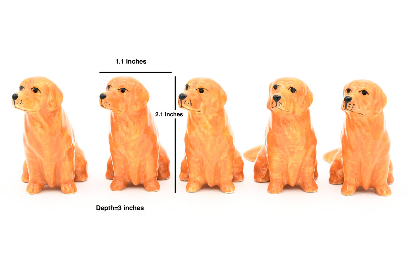 Miniature Ceramic Golden Retriever | Individual