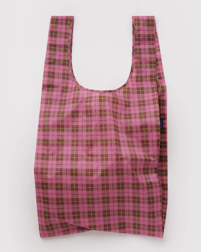 Big Baggu - Azalea Pink Tartan