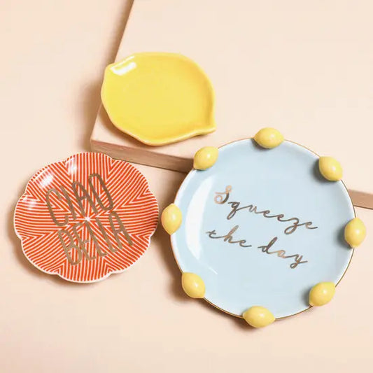 Squeeze the Day 3D Lemon Nesting Trinket Trays