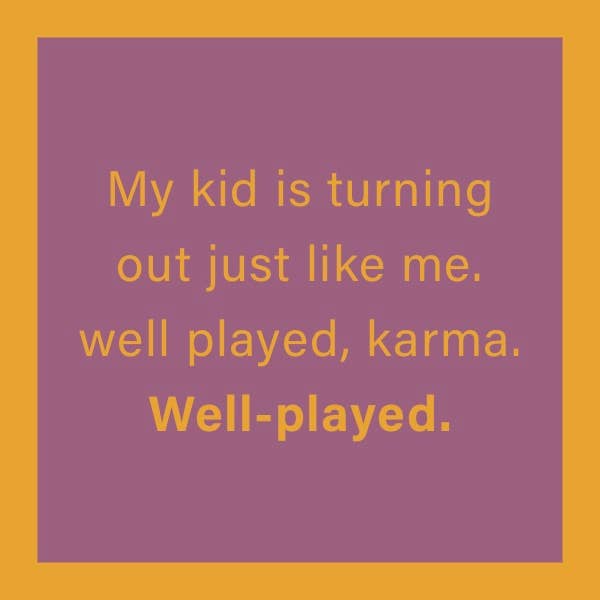 COASTER Well Played Karma | Funny Party Gift | Home Bar Decor