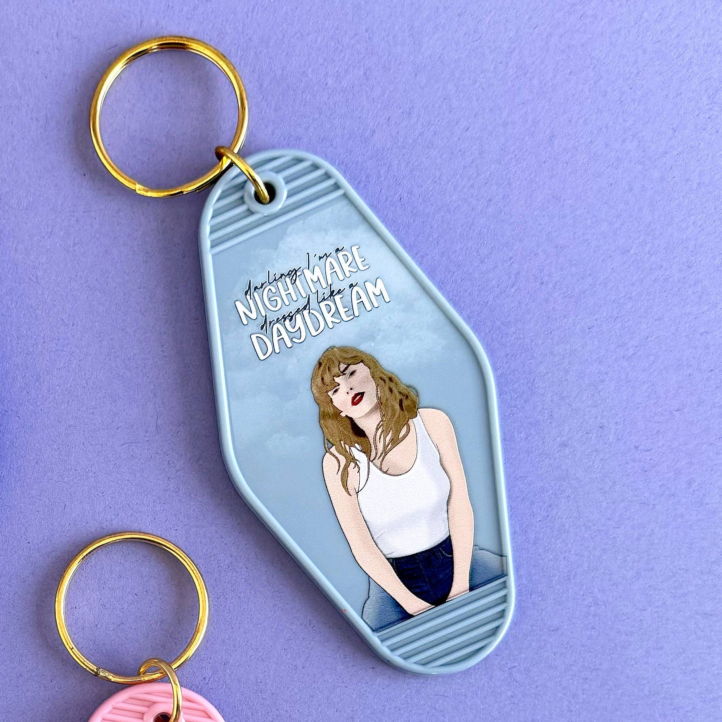 Taylor Swift 1989 Blank Space Motel Keychain