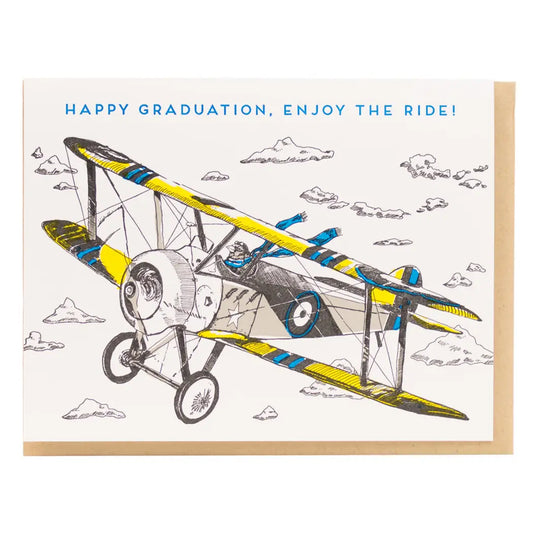 Flying Sparrow Graduation Card