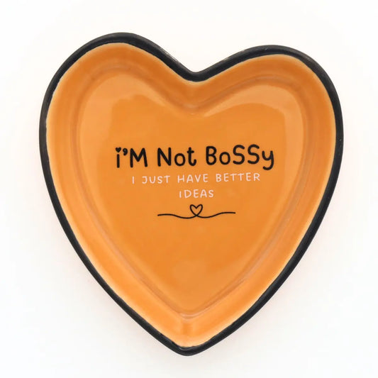 Heart Trinket Tray I'm Not Bossy