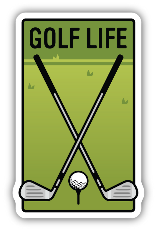 Golf Life Crossed Clubs