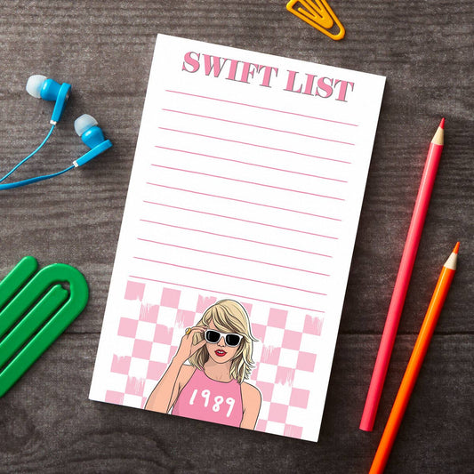 Notepad: 1989 Swift List