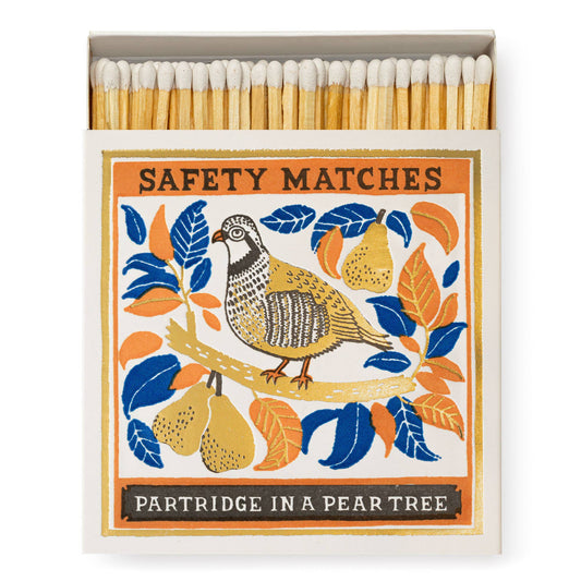 Partridge | Square - Christmas Safety Matches🎄