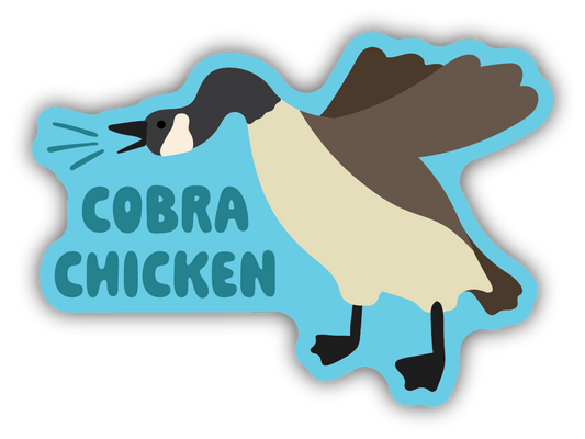 Cobra Chicken Sticker