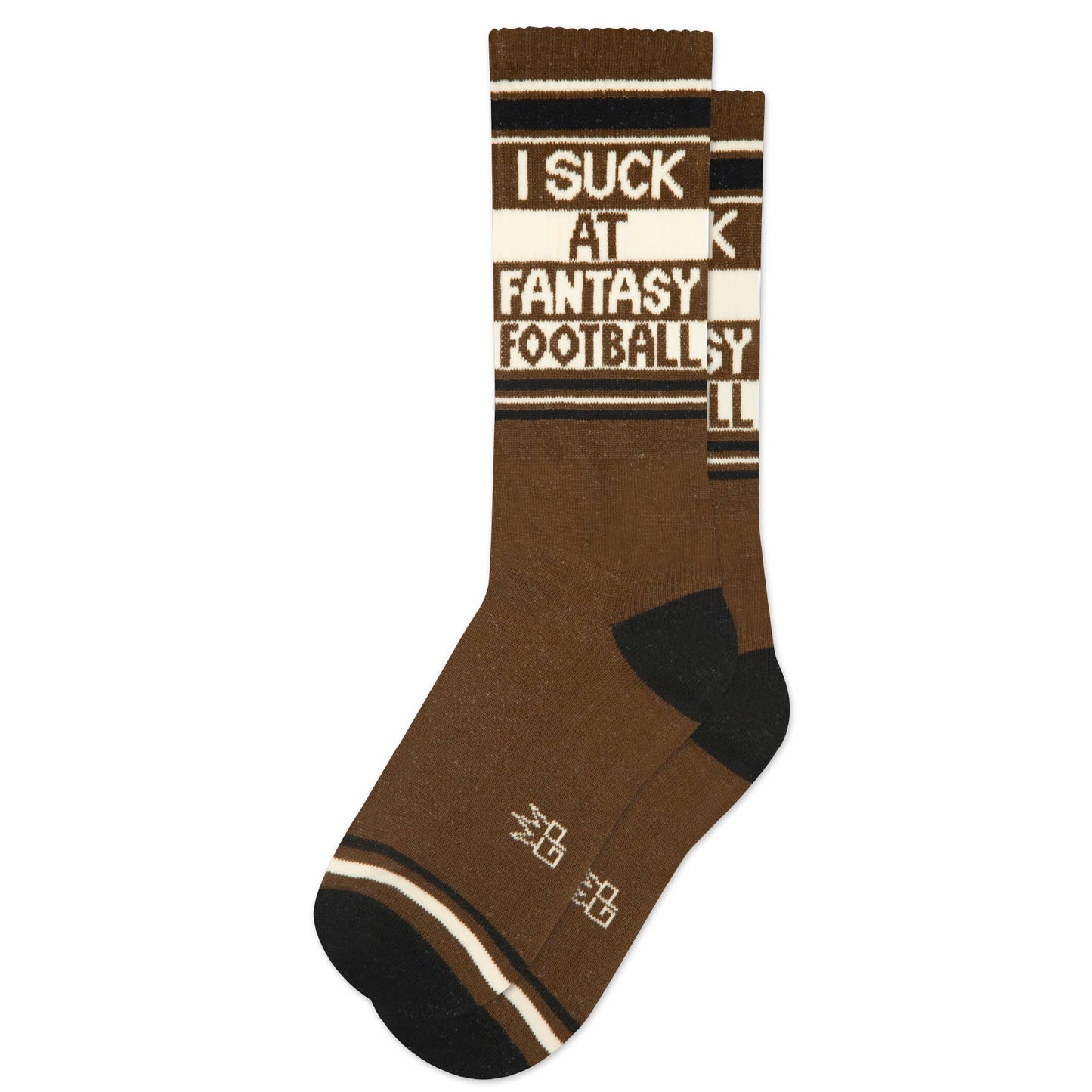 I Suck At Fantasy Football Gym Crew Socks