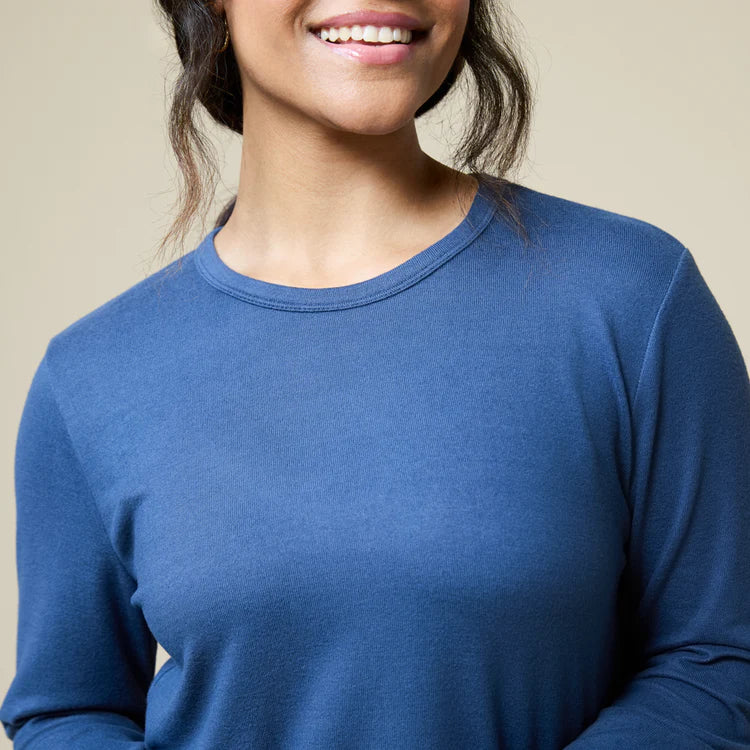 Dream Jersey Crew Neck Lounge Set | Indigo