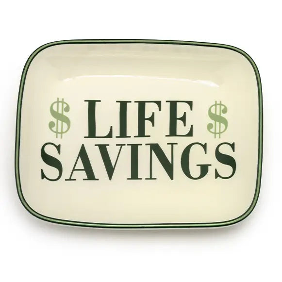 Life Savings Ceramic Trinket & Jewelry Tray