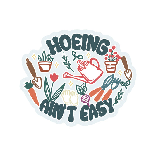 Gardening Plant Pun Funny High Quality Vinyl Sticker