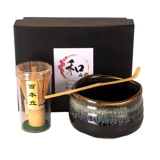 Matcha Bowl Set with Whisk and Tea Spoon