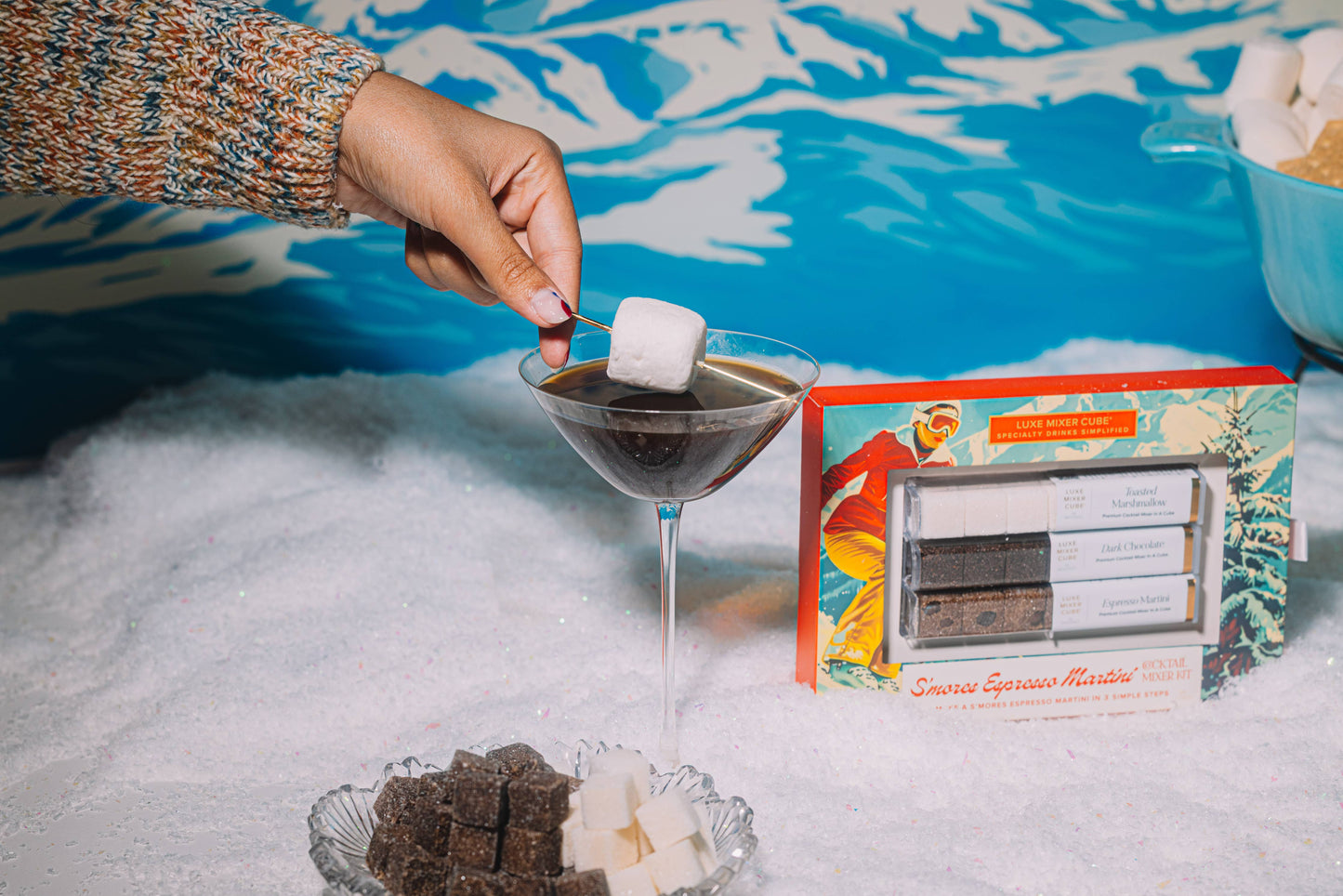 S’Mores Espresso Martini Mixer Kit (Chocolate, Marshmallow)