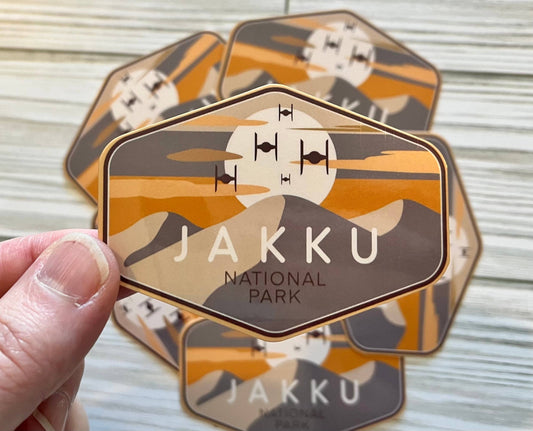 National Park, Jakku, Vinyl Sticker (Star Wars)