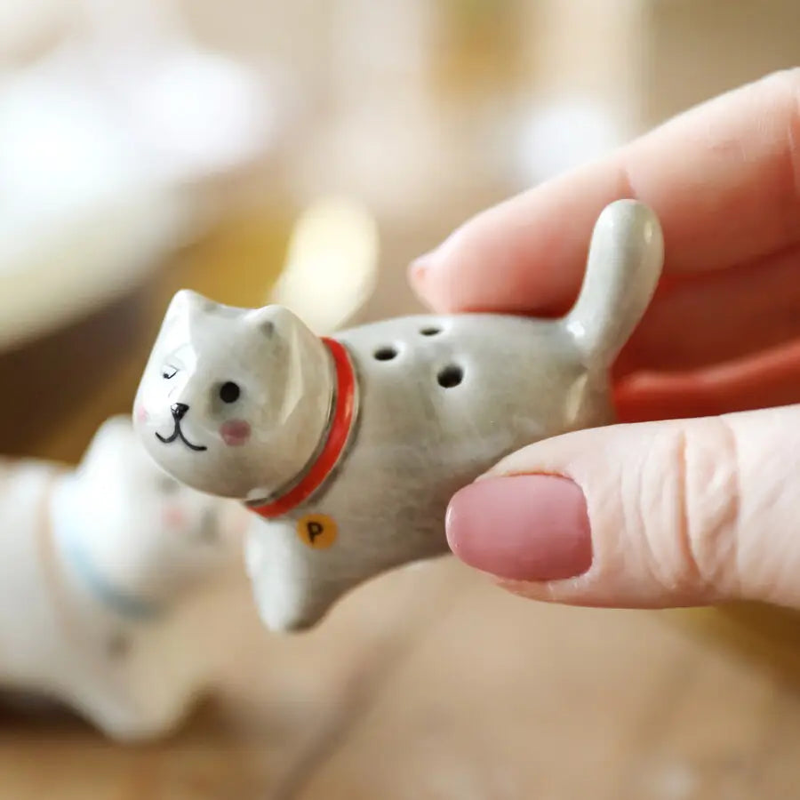 Ceramic Cat Salt and Pepper Shakers